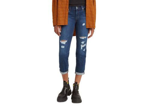 Women's Relaxed Boyfriend Tapered-Leg Jeans